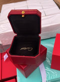 [Near Mint] Cartier Genuine Pair Ring Jewelry empty Red Case From Japan