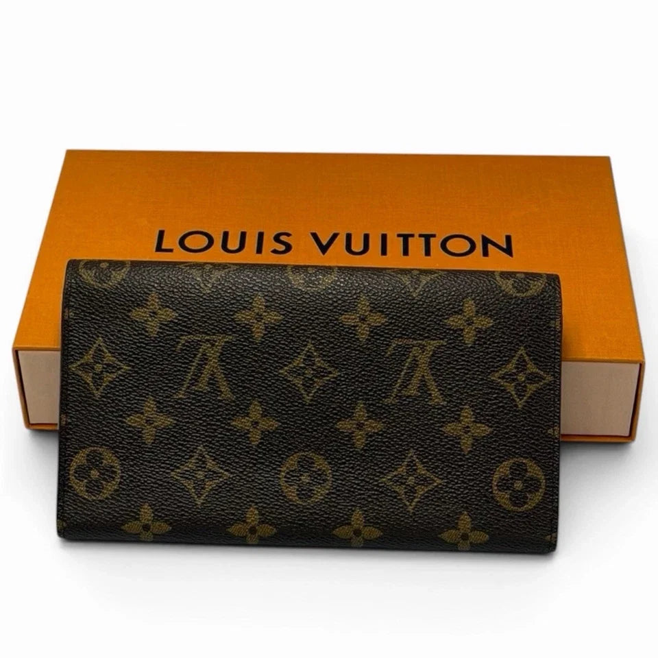 Louis Vuitton International Tri-fold Wallet Monogram M61217 box TH1927