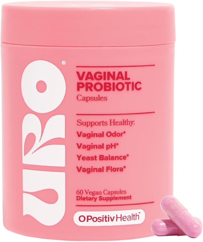 URO Vaginal Probiotics for Odor, Flora & pH Balance – 1-Month Supply