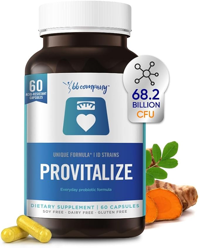 Provitalize Probiotic Supplement for Women – Digestive & Wellness Support, 60 Count