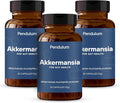 Akkermansia Probiotic with Prebiotic Fiber – 30 Capsules, 3-Pack