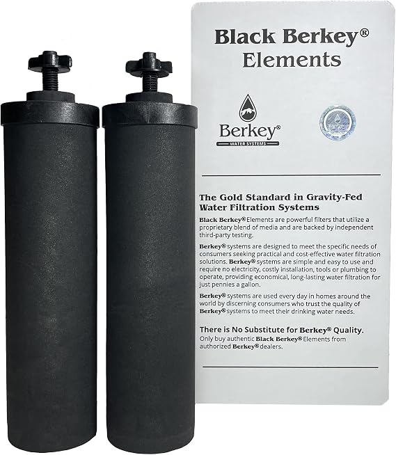 Berkey Elements BB9-2 Filters - (Set of 2 Black Berkey Elements)