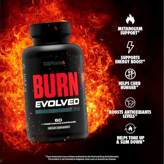 Sculpt Nation Burn Thermogenic Fat Burner – 60 Veggie Caps