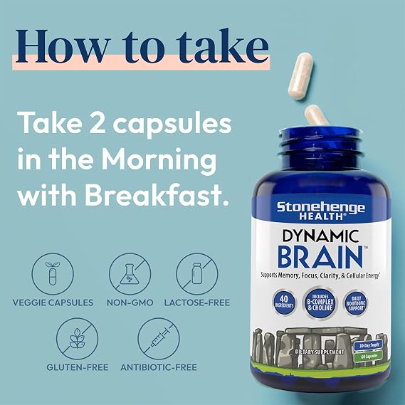 Stonehenge Health Dynamic Brain – Memory, Focus & Clarity Support