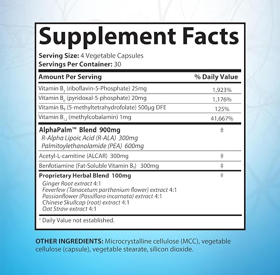 SciatiEase Sciatic Nerve Health Support Supplement, 120 Capsules
