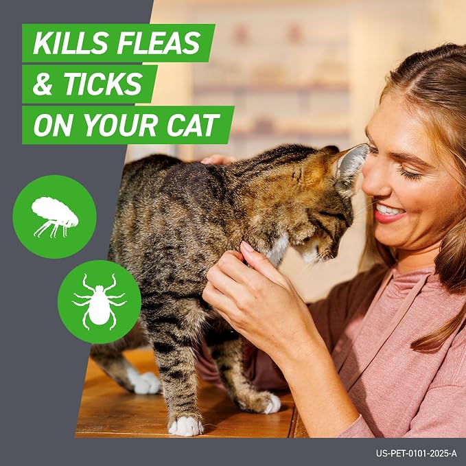 FRONTLINE Plus Flea & Tick Treatment for Cats & Kittens – 6 Count