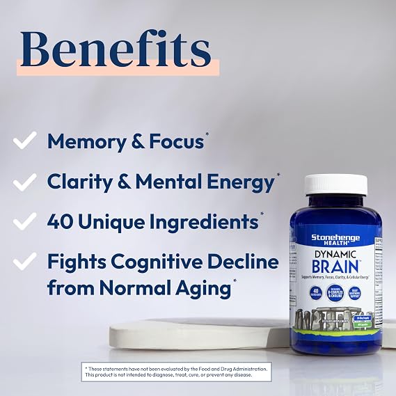 Stonehenge Health Dynamic Brain – Memory, Focus & Clarity Support