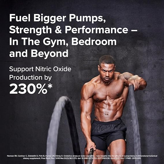 Nitro Wood Nitric Oxide Booster for Men, Blood Flow Support, 30 Servings