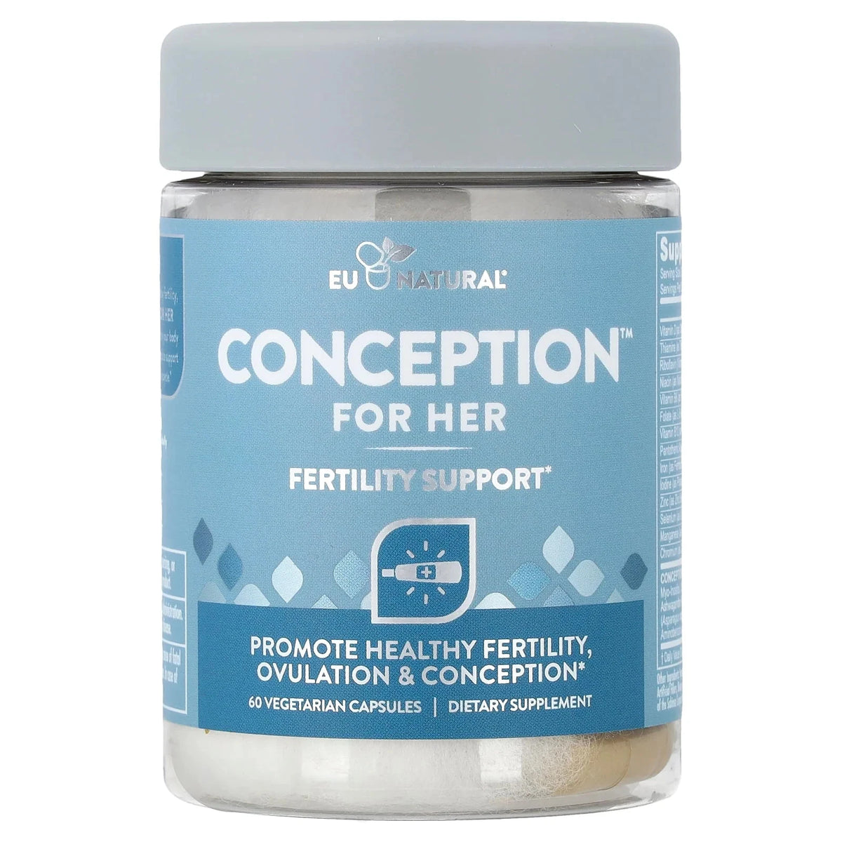 Eu Natural CONCEPTION Female Fertility Prenatal, 60 Vegetarian Capsules