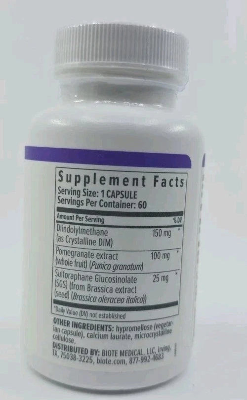 Biote Nutraceutical - DIM SGS+, Hormone + Detox - 60 Capsules