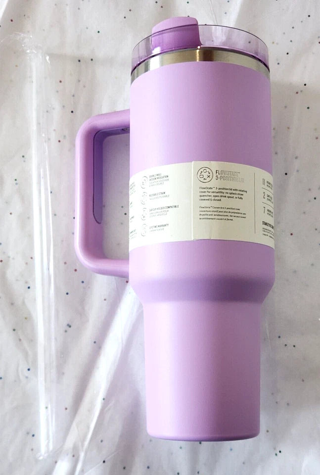 STANLEY PURPLE w/ STARS TUMBLER 40oz