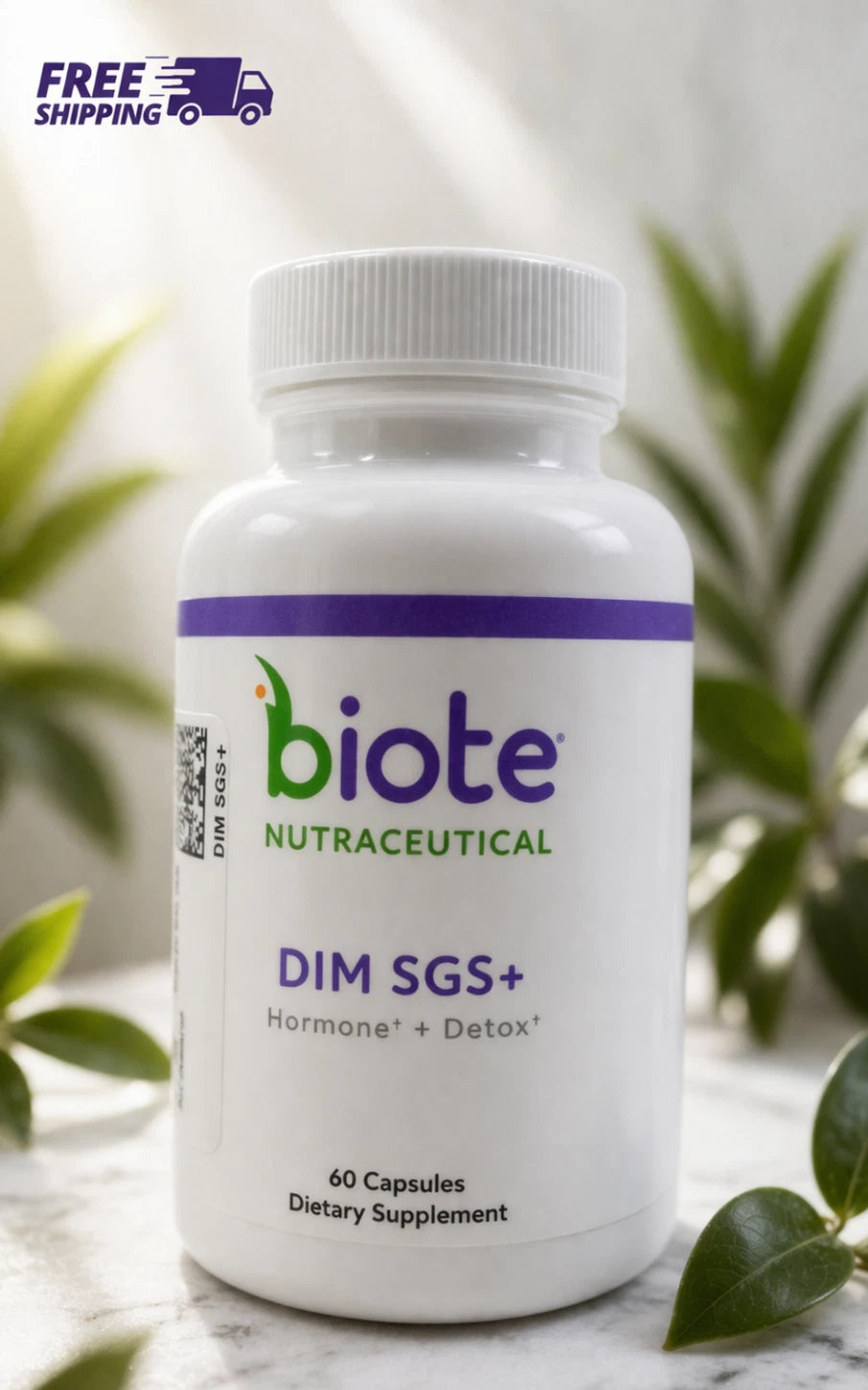 Biote Nutraceutical - DIM SGS+, Hormone + Detox - 60 Capsules