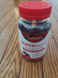 HumanN Super Beets Strawberry Gummies 60 Ct Blood Pressure