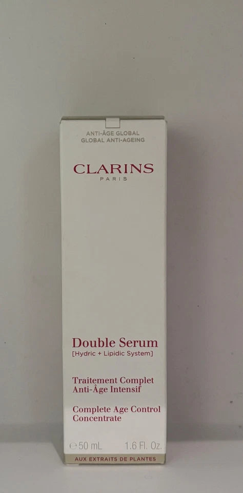 Clarins Double Serum 50ml Anti-Ageing + Lipidic System Authentic