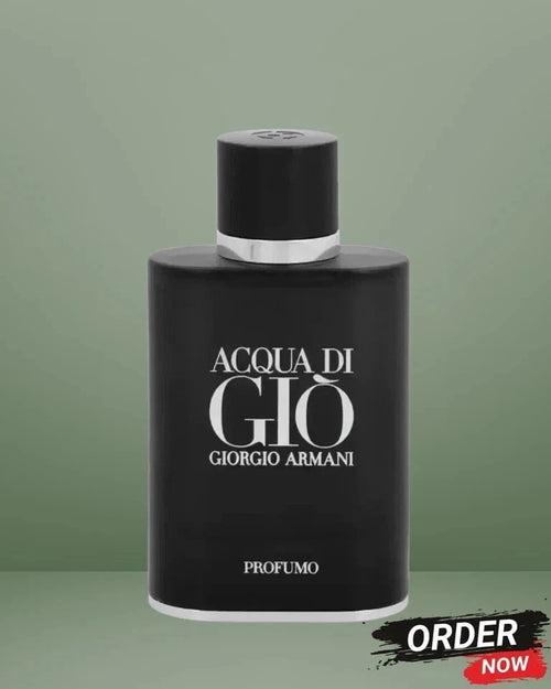Black Giorgio Armani Aqua Di Gio Profumo Eau De Perfume 4.2oz Spray for Men