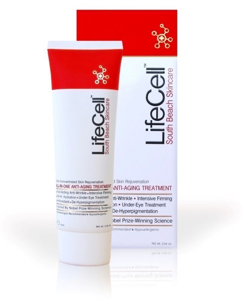 LifeCell South Beach Skincare All In One Anti-Aging Treatment - 2.54 oz