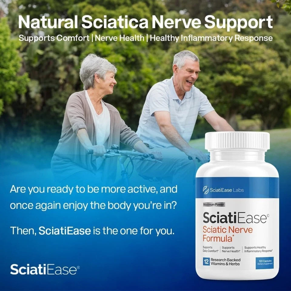 Sciatic Ease Nerve Formula - Nervous System Health, Antioxidant