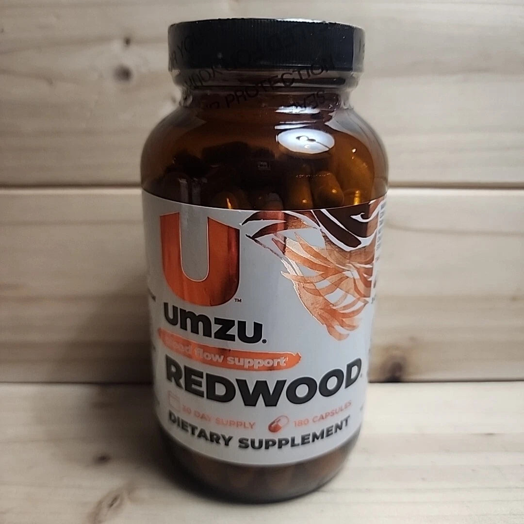 Umzu Redwood Blood Flow Support Garlic, Nitric Oxide Booster