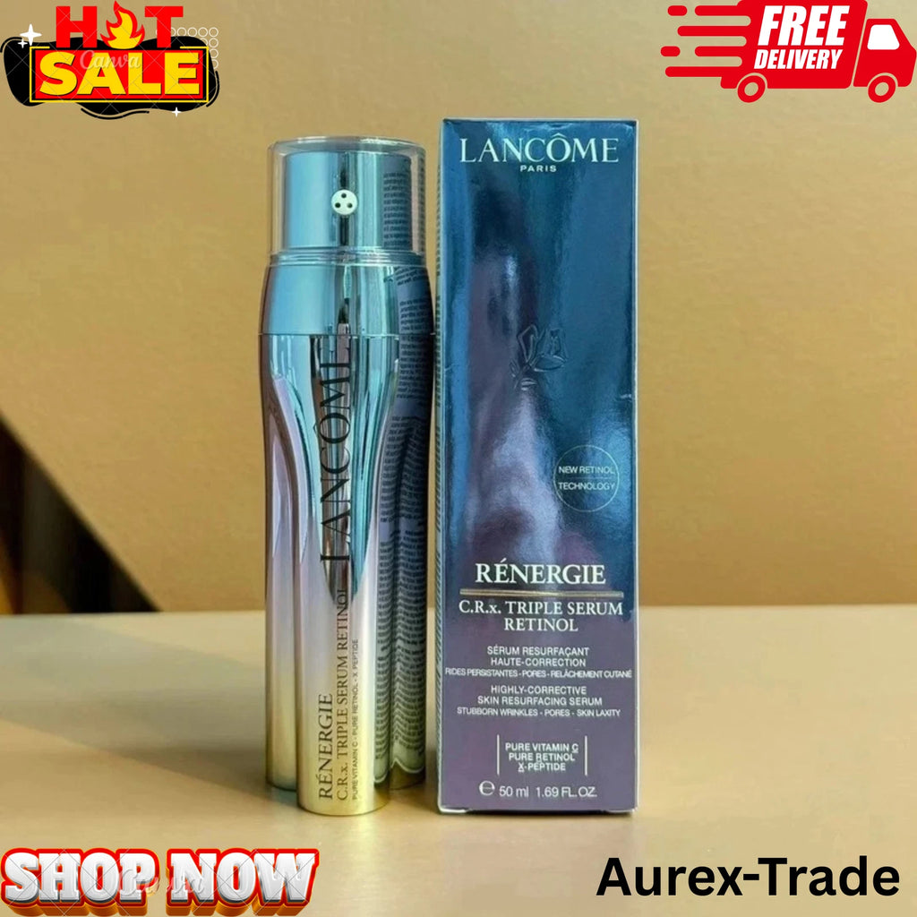 Lancome Renergie C.R.x Triple Serum RETINOL 1.7 oz / 50mL NIB Sealed