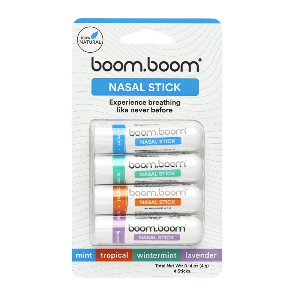USPS Assorted Nasal Sticks 4 Count Natural Aroma Boost Focus & Easy Breathing