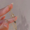 Dainty Link Chain Bracelet Women Adjustable Fashion Cute Design