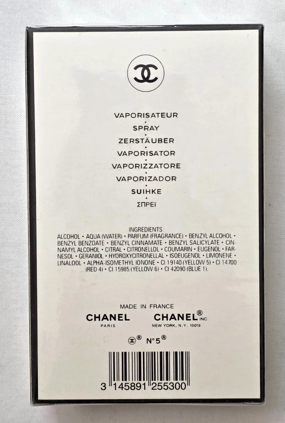 CHANEL Chanel No 5 for Women 3.4 oz Eau de Perfum Spray