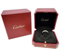 Cartier Love 18K White Gold Paved Diamond Band Ring,