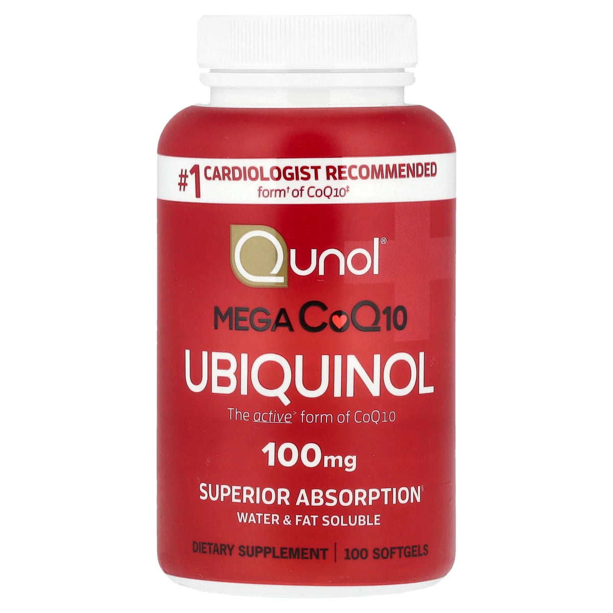 Mega CoQ10 Ubiquinol, 100 mg, 100 Softgels
