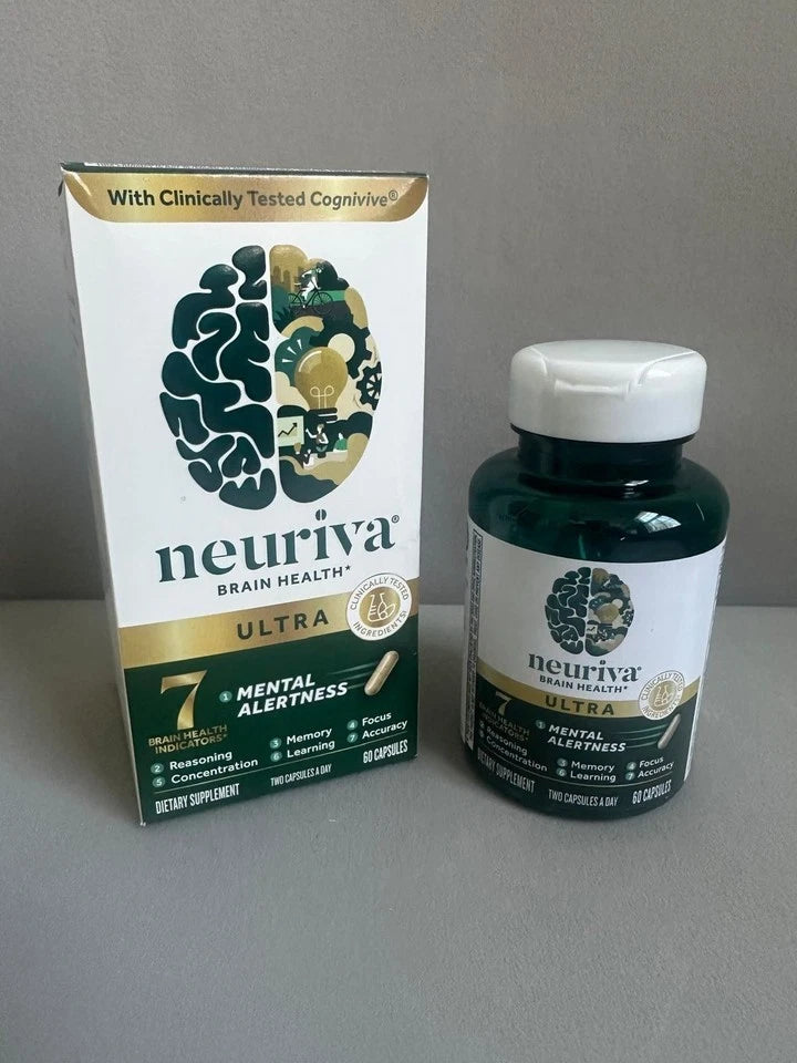 Neuriva Ultra Brain Health Memory Focus Mental Alertness 60 Caps