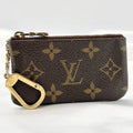 Louis Vuitton Monogram Pochette Clés Key Pouch Brown M62650