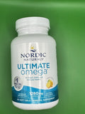 Nordic Naturals Ultimate Omega - 1280mg Omega-3 Fish Oil 120 Soft Gels ￼