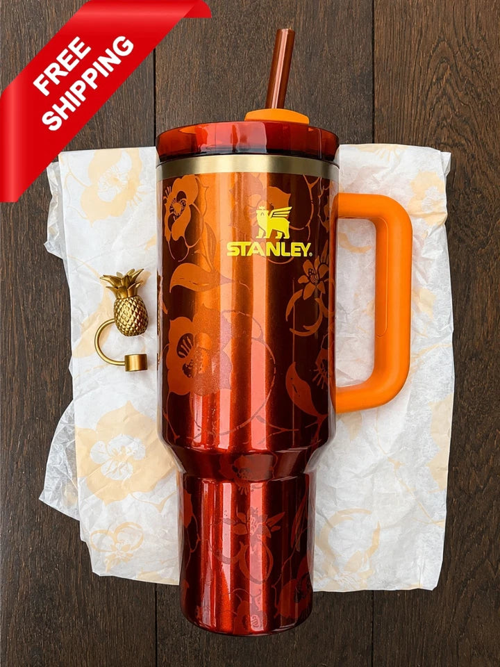 Stanley x KAROL G 40oz Quencher H2.0 FlowState Tumbler Cup New-Free Shiping-