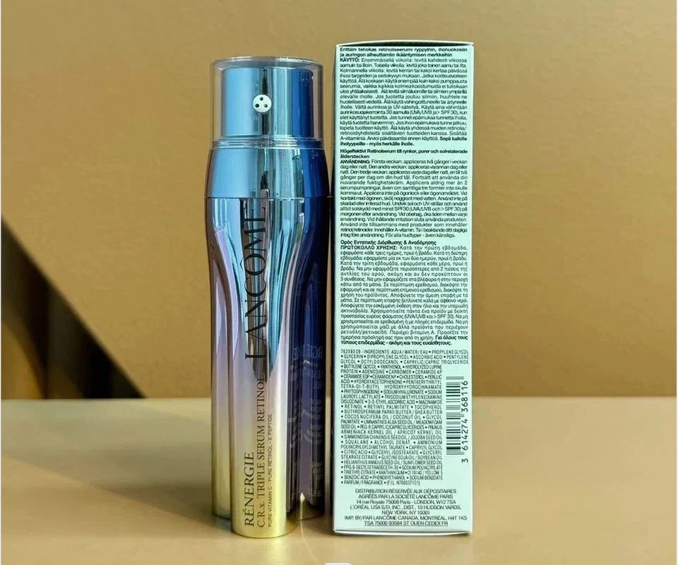 Lancome Renergie C.R.x Triple Serum RETINOL 1.7 oz / 50mL NIB Sealed