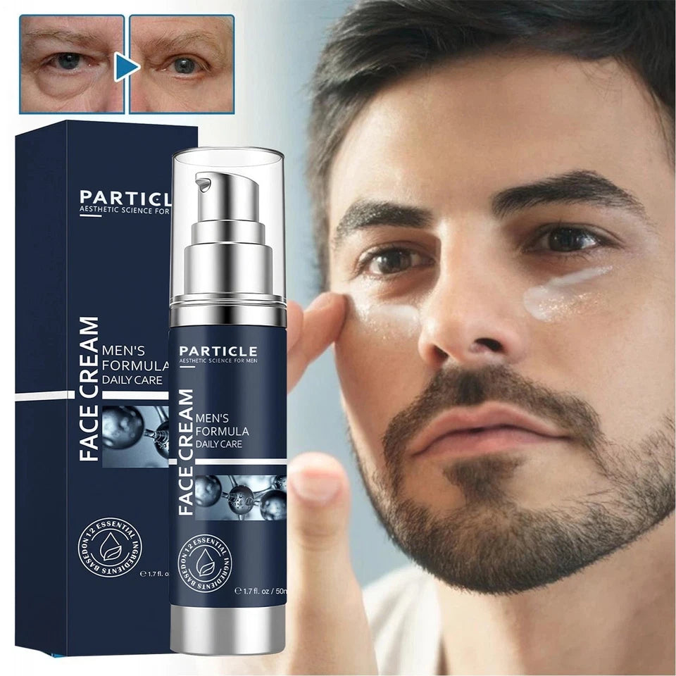 Particle Face Cream Men 6 in 1 Anti-Aging Cream Fights Eye Bags Dark Spots