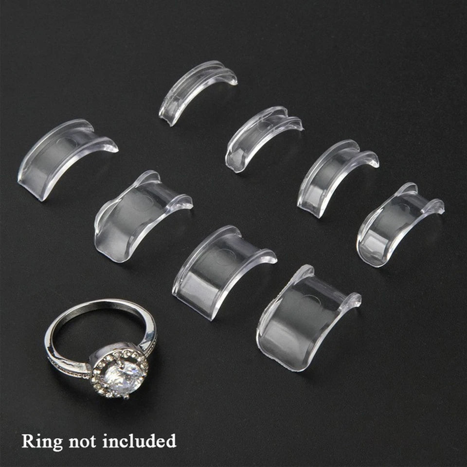 1 Invisible Ring Adjuster 8pcs Jewelry Accessory Size AdjustmentLight and Thin