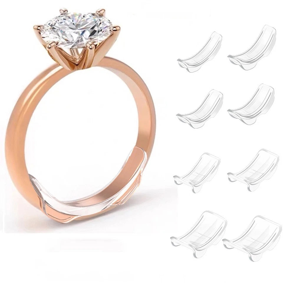 1 Invisible Ring Adjuster 8pcs Jewelry Accessory Size AdjustmentLight and Thin