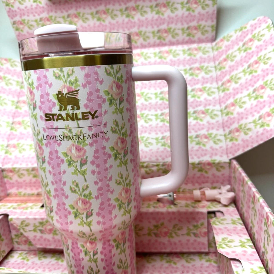 STANLEY X LOVESHACKFANCY Collaboration 2024 BLOOMING HEIRLOOM 40 oz