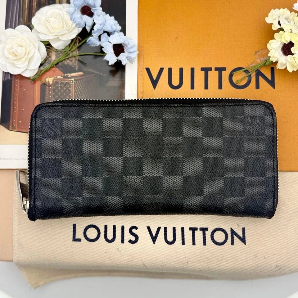 Louis Vuitton Zippy Wallet Vertical Damier Graphite