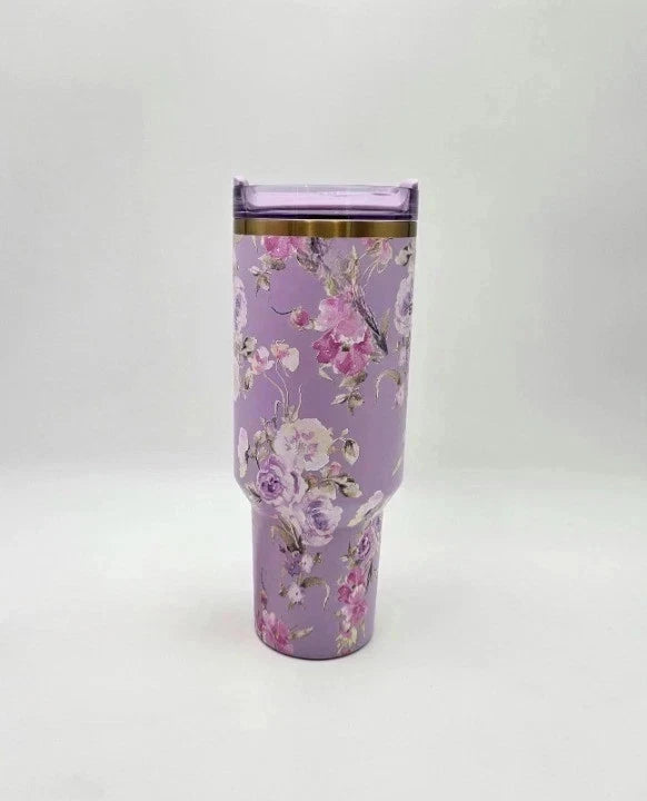 Stanley Love Shack Fancy Quencher - Happy Thoughts Rosa Beaux Purple 40 oz