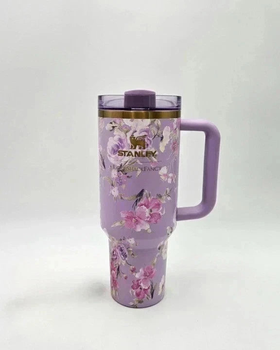 Stanley Love Shack Fancy Quencher - Happy Thoughts Rosa Beaux Purple 40 oz